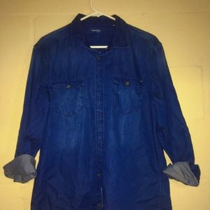 Calvin Klein denim button down